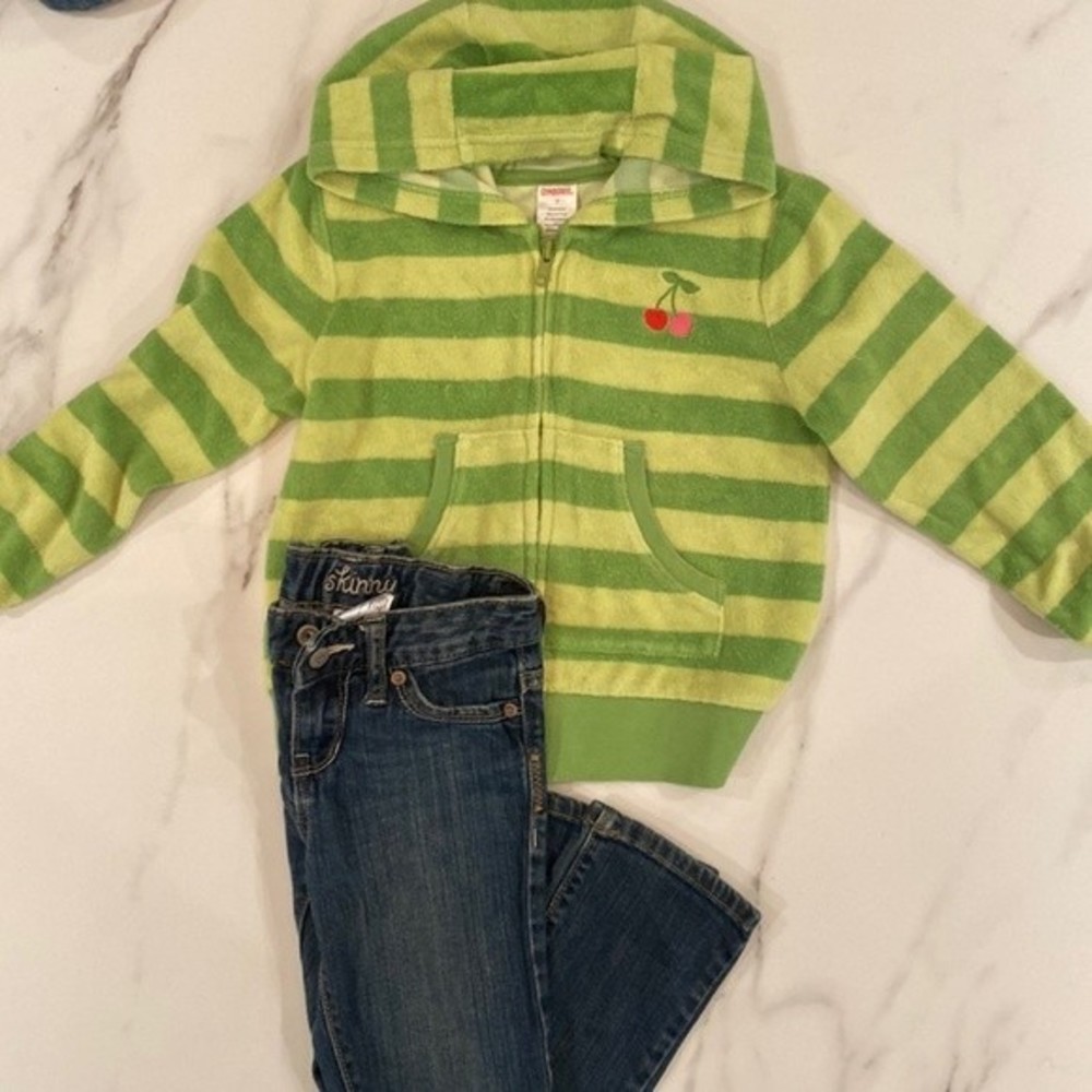 Kids Gymboree Bundle - Hoodie  (Size 7) + Old Navy Jeans (Size 6)